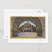 Carte Postale Vue de l'église Memorial, Stanford U. (Devant / Derrière)