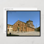 Carte Postale Vue de l'église Père Noël Maria delle Grazie - Mil (Devant / Derrière)