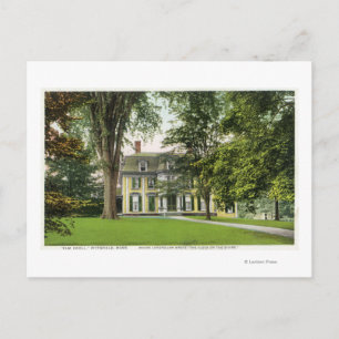 Carte Postale Vue de l'Elm Knoll, Longfellow Réside ici