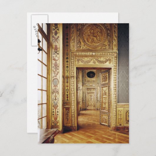 Carte Postale Vue de l'enfilade, 1650-58 (Devant / Derrière)