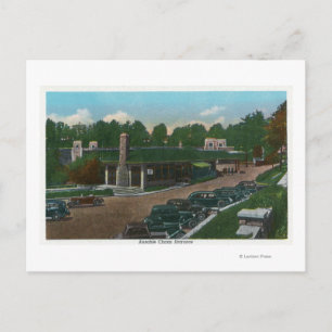 Carte Postale Vue de l'entrée Ausable Chasm