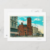 Carte Postale Vue de l'est de K St. Regard sur la poste (Devant / Derrière)