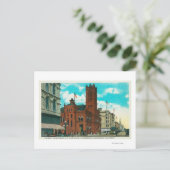 Carte Postale Vue de l'est de K St. Regard sur la poste (Debout devant)