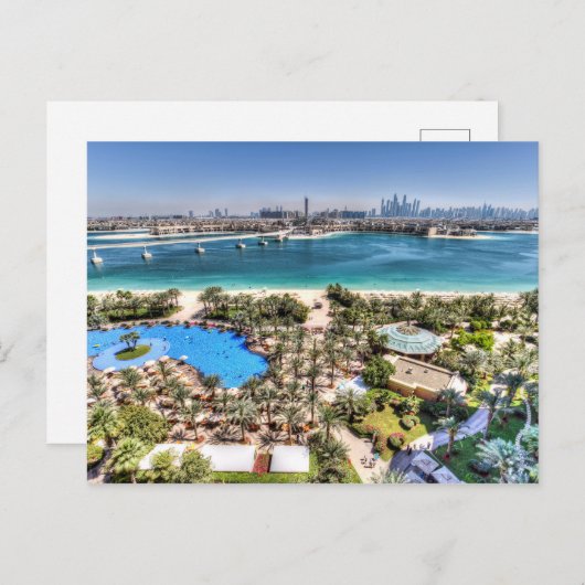 Carte Postale Vue De L'Hôtel Atlantis Palm (Devant / Derrière)