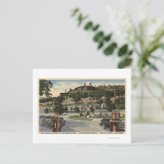 Carte Postale Vue de l'hôtel principal à Richardson Springs (Debout devant)