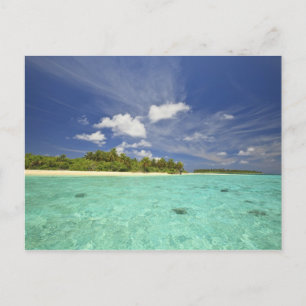 Carte Postale Vue de l'île de Funadoo depuis Funadovilligilli