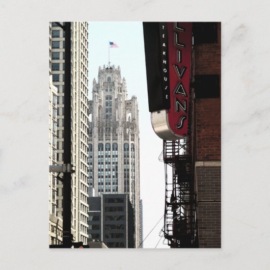 Carte Postale Vue de l'immeuble Wrigley (Devant)