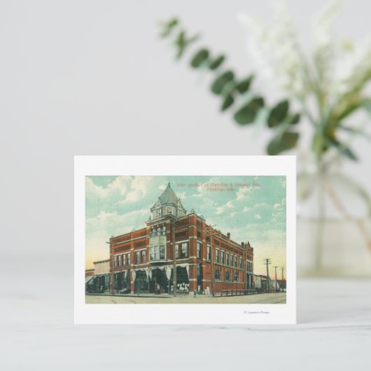 Carte Postale Vue de l'intersection des rues Meridian et Stewart (Debout devant)