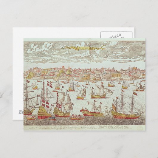 Carte Postale Vue de Lisbonne (Devant / Derrière)