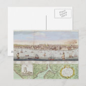 Carte Postale Vue de Lisbonne, 1755 (Devant / Derrière)
