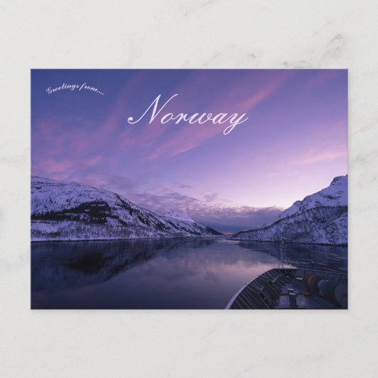 Carte Postale Vue de Lofoten Norvège (Devant)