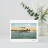 Carte Postale Vue de l'oncle Sam du Mail Boat américain (Debout devant)