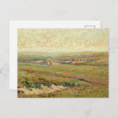 Carte Postale Vue de l'ouest du Kansas | Birger Sandzén (Devant / Derrière)