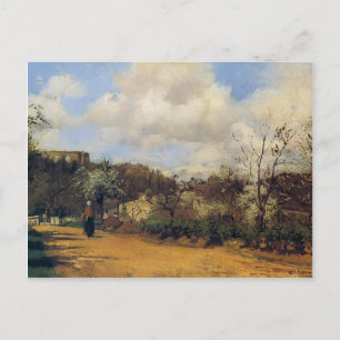 Carte Postale Vue de Louveciennes par Camille Pissarro