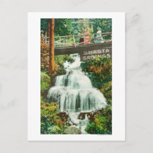 Carte Postale Vue de Lower FallsShasta Springs, CA