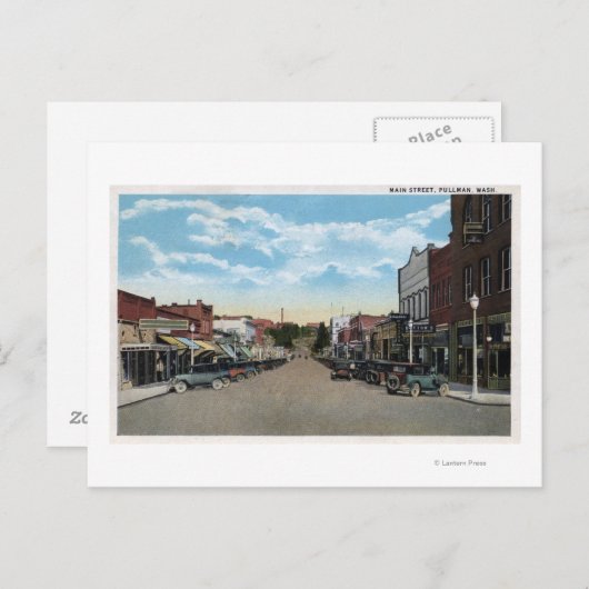 Carte Postale Vue de Main Street 3 (Devant / Derrière)