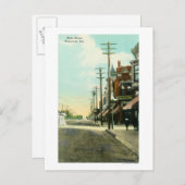 Carte Postale Vue de Main StreetMonrovia, CA (Devant / Derrière)