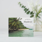 Carte Postale Vue de Malé Maldives (Debout devant)
