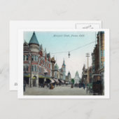 Carte Postale Vue de Mariposa StreetFresno, CA (Devant / Derrière)