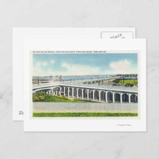 Carte Postale Vue de millions de dollars (Devant / Derrière)