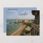 Carte Postale Vue de Mogadiscio Somalie (Devant / Derrière)