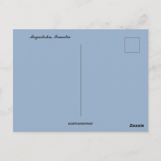 Carte Postale Vue de Mogadiscio Somalie (Dos)