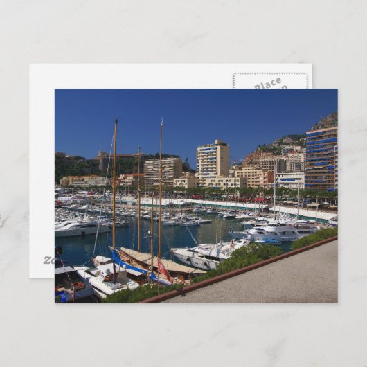 Carte Postale Vue de Monaco (Devant / Derrière)