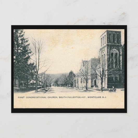 Carte Postale Vue de Montclair, NJ 1906 Vintage (Devant)