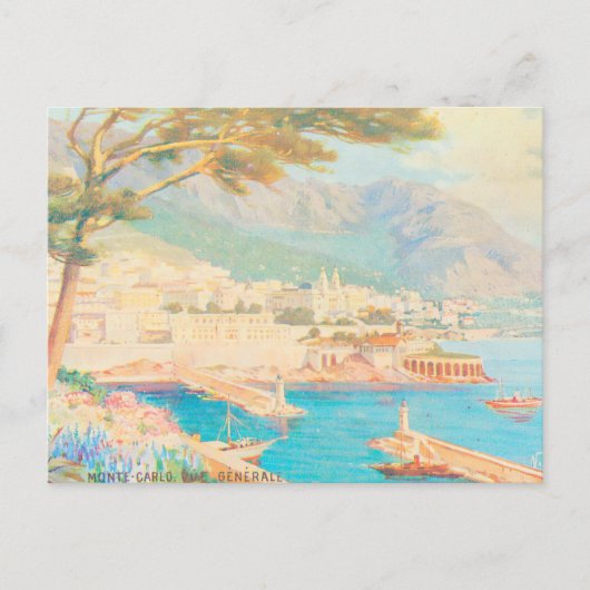 Carte Postale Vue de Monte-Carlo (Devant)