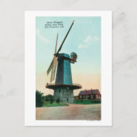 Vue de moulin à vent néerlandais à Golden Gate