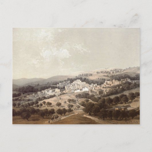 Carte Postale Vue de Nazareth, dans la terre sainte (Devant)