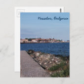 Carte postale - vue de Nessebar, Bulgarie (Devant / Derrière)
