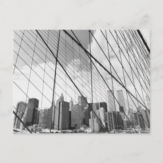 Carte Postale Vue de New York depuis Brooklyn Bridge (Devant)