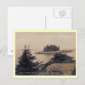 Carte Postale Vue de Newagen, Maine Vintage (Devant / Derrière)