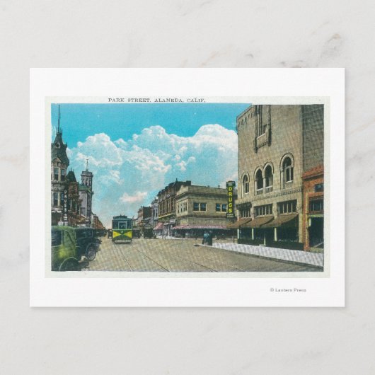 Carte Postale Vue de Park StreetAlameda, CA (Devant)
