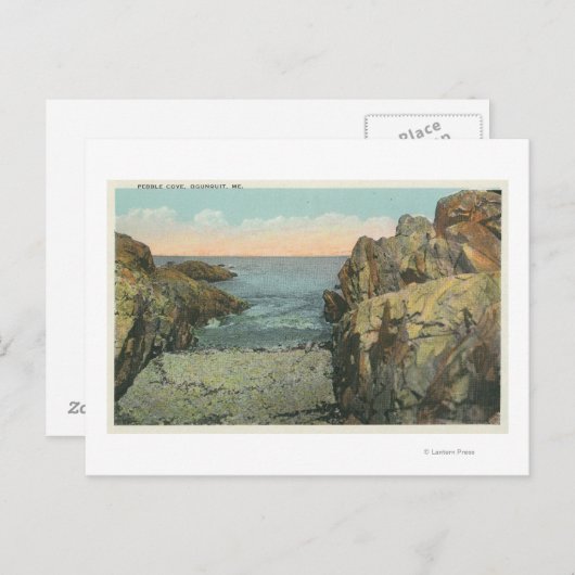 Carte Postale Vue de Pebble Cove (Devant / Derrière)