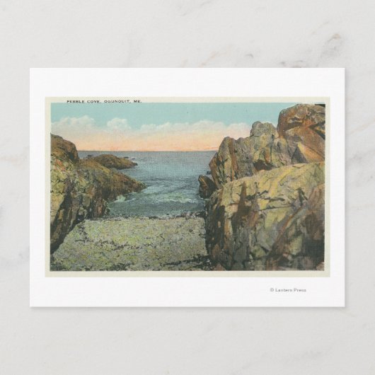 Carte Postale Vue de Pebble Cove (Devant)