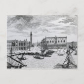 Carte Postale Vue de Piazza San Marco depuis le Bacino, Venise (Devant)