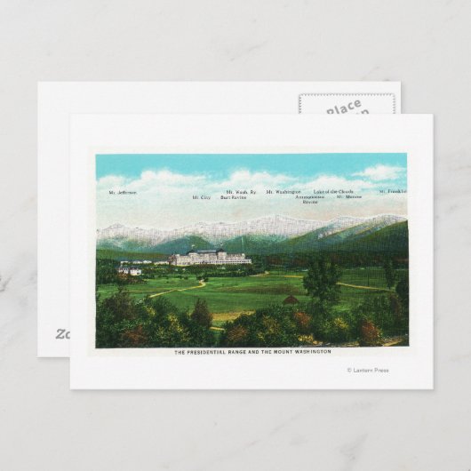 Carte Postale Vue de plage présidentielle n° 3 (Devant / Derrière)