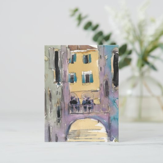 Carte Postale Vue de pont en canal des destinations | Venise (Debout devant)