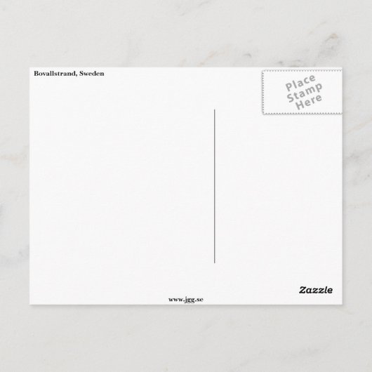 Carte Postale Vue de port de Bovallstrand (Dos)