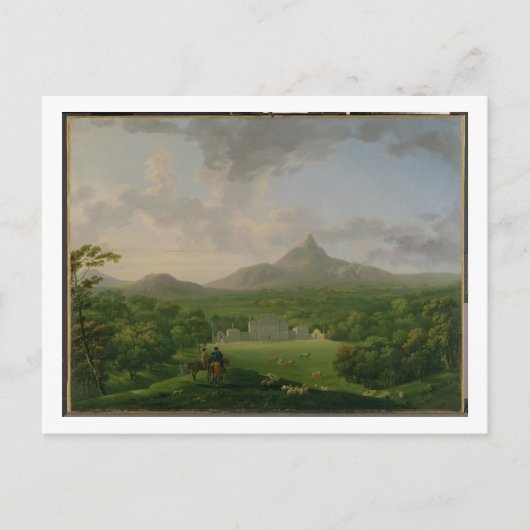 Carte Postale Vue de Powerscourt, comté de Wicklow, c.1760-2 (hu (Devant)