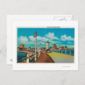Carte Postale Vue De Rainbow Pier, Long Beach (Devant / Derrière)