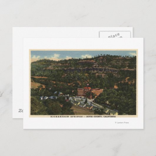 Carte Postale Vue de Richardson Springs (Devant / Derrière)