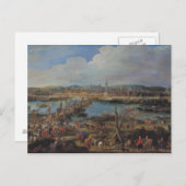 Carte Postale Vue de Rouen de Saint-Sever, vers 1715-20 (Devant / Derrière)