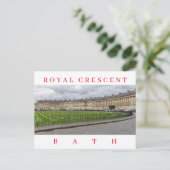 Carte postale vue de Royal Crescent Bath (Debout devant)