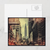 Carte Postale Vue de rue d'empire (Devant / Derrière)