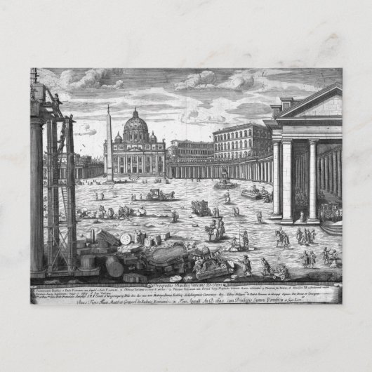 Carte Postale Vue de Saint Pierre, Rome (Devant)