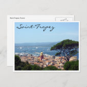 Carte Postale vue de saint-tropez (Devant / Derrière)