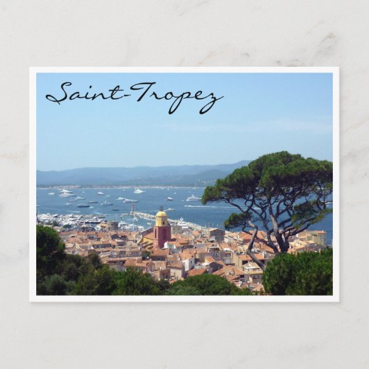 Carte Postale vue de saint-tropez (Devant)